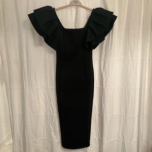 Missguided ASOS little black dress scuba material